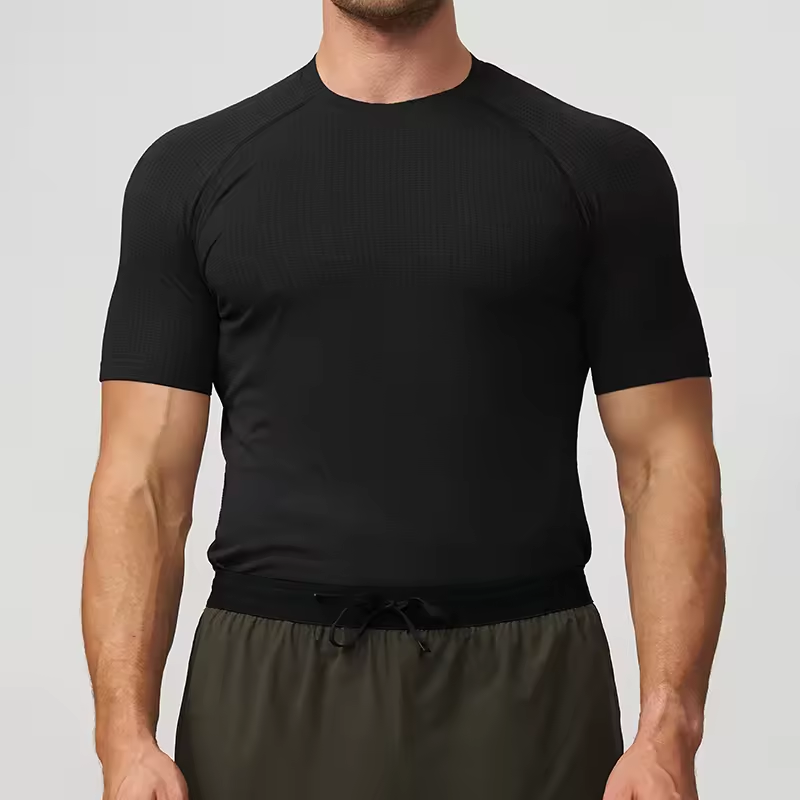 Men's Breathable Sport Gym Running Training T-Shirt