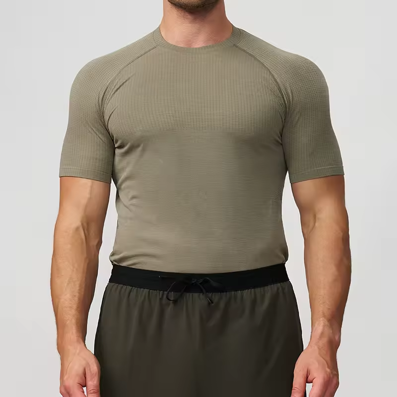 Men's Breathable Sport Gym Running Training T-Shirt