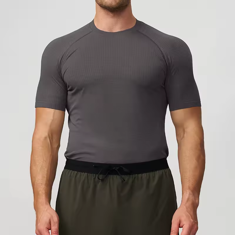 Men's Breathable Sport Gym Running Training T-Shirt