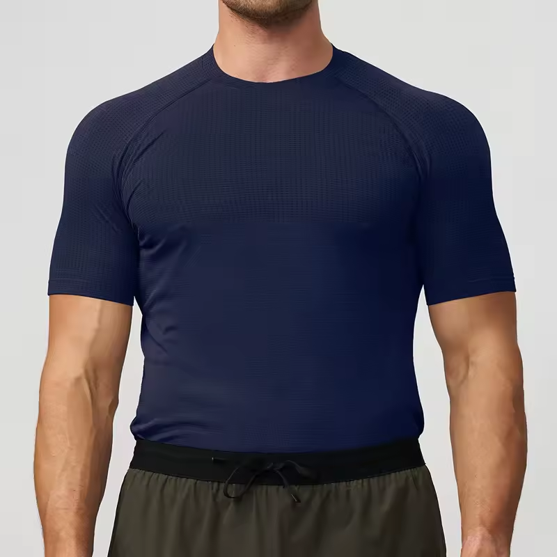Men's Breathable Sport Gym Running Training T-Shirt