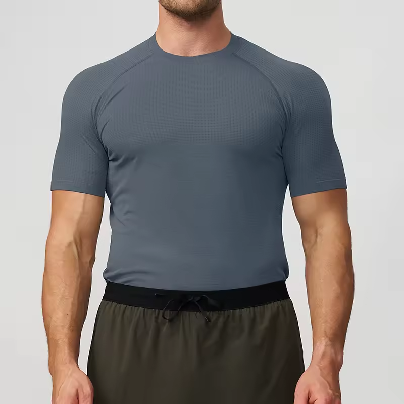 Men's Breathable Sport Gym Running Training T-Shirt