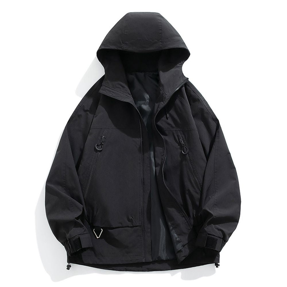 Men's Loose Outdoor Hooded Jacket