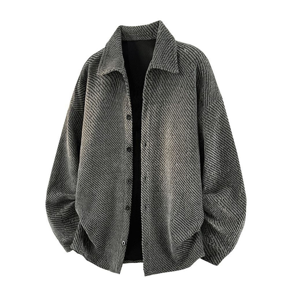 Men's Plus Velvet Casual Cardigan Jacket
