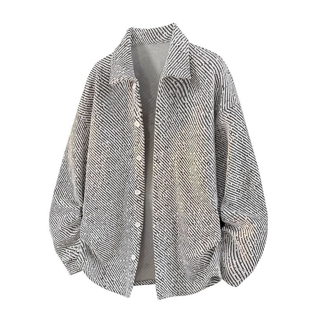 Men's Plus Velvet Casual Cardigan Jacket