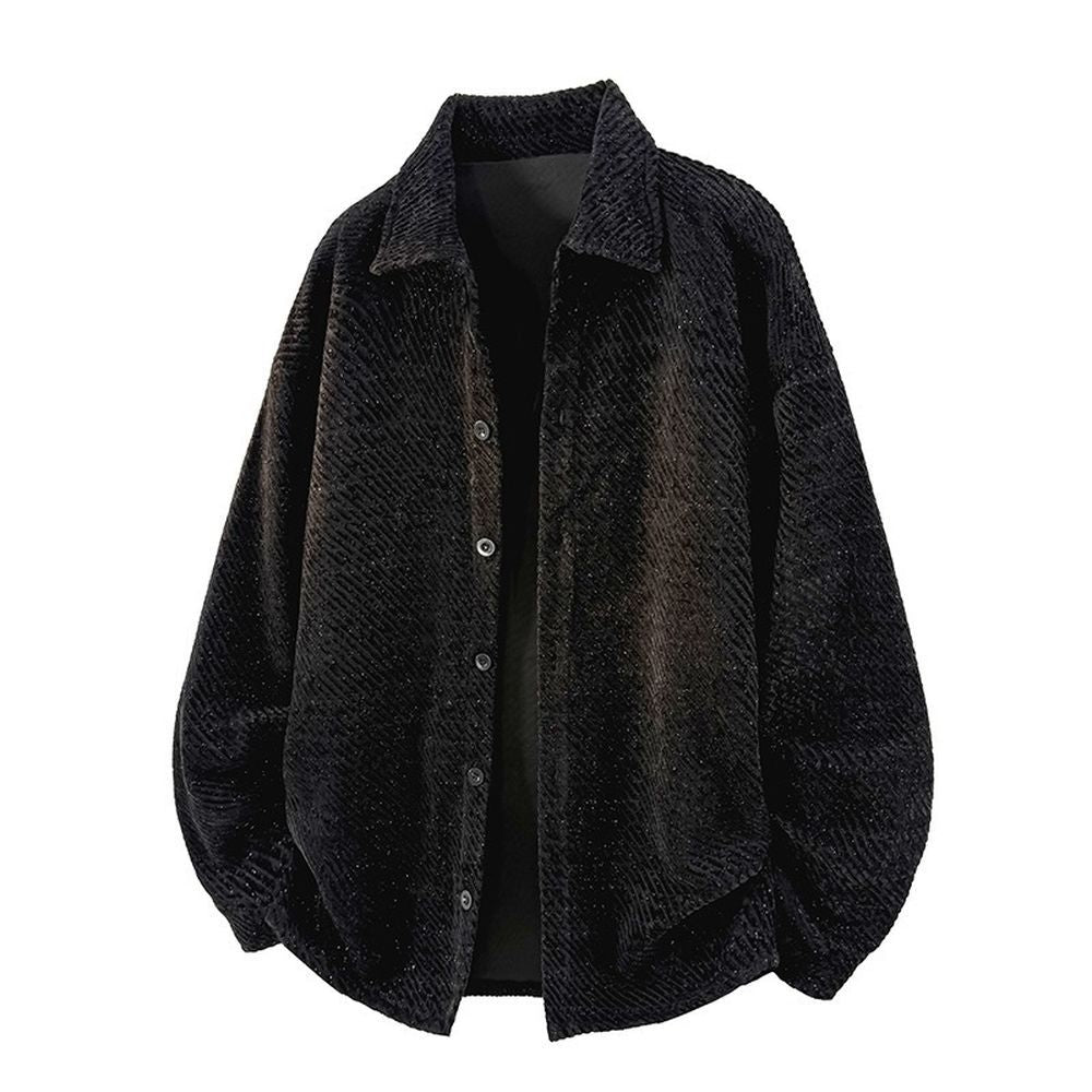 Men's Plus Velvet Casual Cardigan Jacket